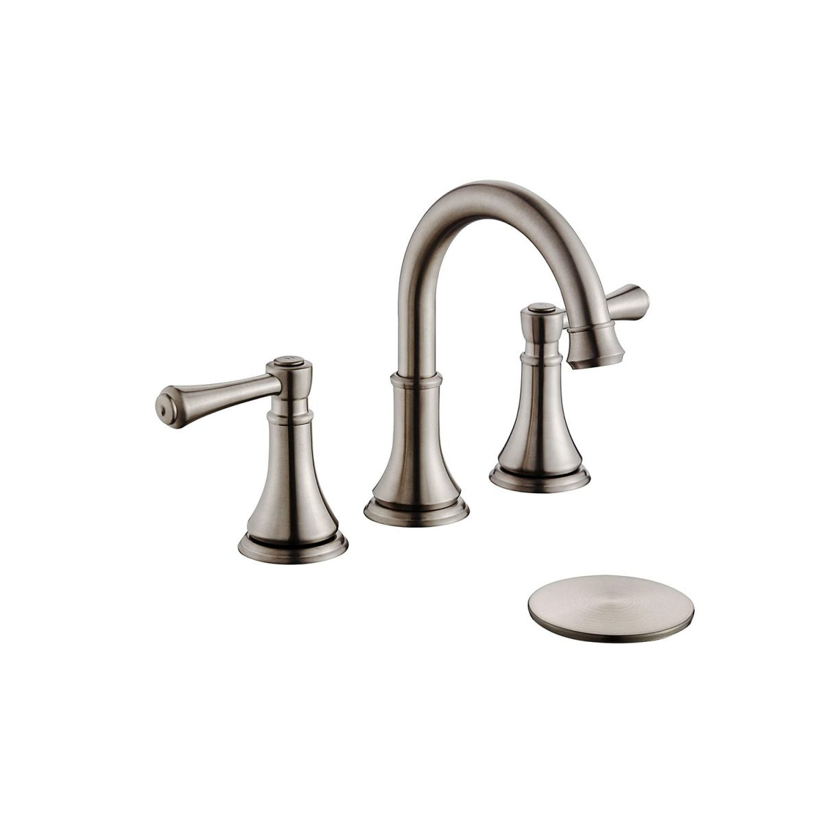 Modern Sink Faucet Widespread Faucet with 2 Handles and 3 Holes Clearhalo 'Bathroom Remodel & Bathroom Fixtures' 'Bathroom Sink Faucets' 'Bathroom Sinks & Faucet Components' 'bathroom_sink_faucets' 'Home Improvement' 'home_improvement' 'home_improvement_bathroom_sink_faucets' 1200x1200_9dcbbbe7-fb72-46f6-9e7e-6d1fbf45385b