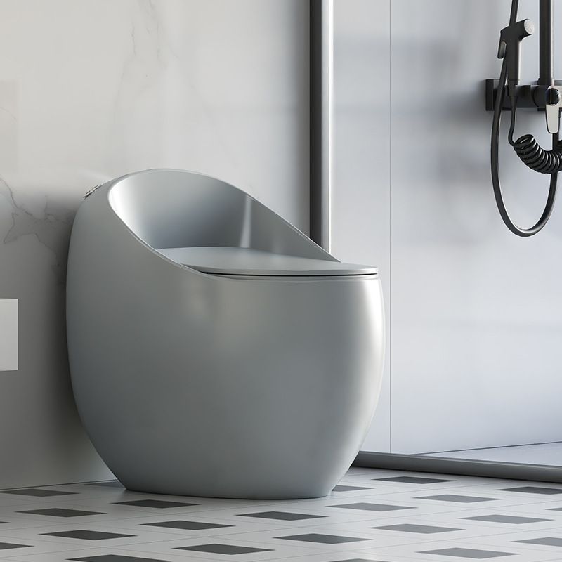 Modern Seat Included One Piece Toilet Round Floor Mounted Toilet Bowl for Washroom Clearhalo 'Bathroom Remodel & Bathroom Fixtures' 'Home Improvement' 'home_improvement' 'home_improvement_toilets' 'Toilets & Bidets' 'Toilets' 1200x1200_9df2c6ba-9ec9-486a-8064-0a93b12eaab7
