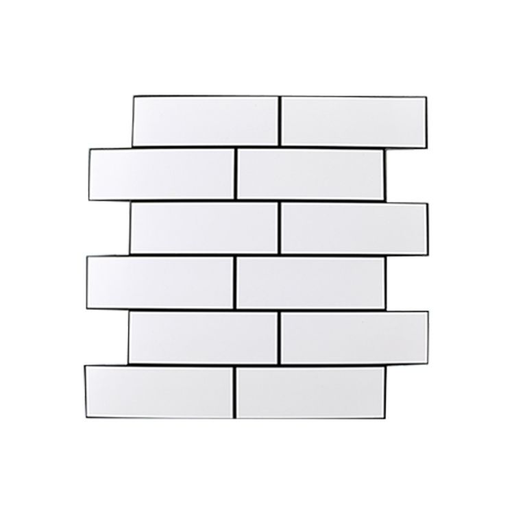 Plastic Peel & Stick Subway Tile Contemporary Waterproof Peel & Stick Subway Tile Clearhalo 'Flooring 'Home Improvement' 'home_improvement' 'home_improvement_peel_stick_blacksplash' 'Peel & Stick Backsplash Tile' 'peel_stick_blacksplash' 'Walls & Ceilings' Walls and Ceiling' 1200x1200_9df47786-e0e0-47e9-8084-88f0a043afff