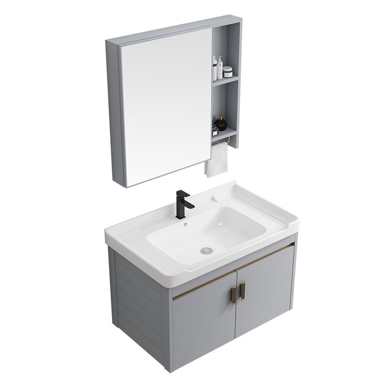 Wall Mount Sink Included Bathroom Sink Vanity with Doors Sink Clearhalo 'Bathroom Remodel & Bathroom Fixtures' 'Bathroom Vanities' 'bathroom_vanities' 'Home Improvement' 'home_improvement' 'home_improvement_bathroom_vanities' 1200x1200_9e331f8c-c054-4d21-a093-9302648aeaed