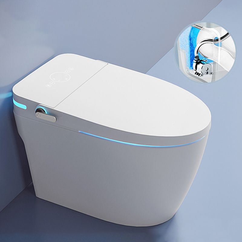 Modern White Flush Toilet Concealed Tank One-Piece Toilet with Slow Close Seat Clearhalo 'Bathroom Remodel & Bathroom Fixtures' 'Home Improvement' 'home_improvement' 'home_improvement_toilets' 'Toilets & Bidets' 'Toilets' 1200x1200_9e4ce6ca-0ce7-4657-87d3-3396e82db3f9