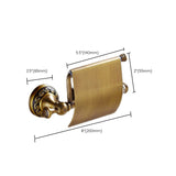 Traditional Brass Bathroom Accessory Set Brushed Bronze Bathroom Set Clearhalo 'Bathroom Hardware Sets' 'Bathroom Hardware' 'Bathroom Remodel & Bathroom Fixtures' 'bathroom_hardware_sets' 'Home Improvement' 'home_improvement' 'home_improvement_bathroom_hardware_sets' 1200x1200_9e557503-ad73-4d39-9efe-0d99eb0415d2