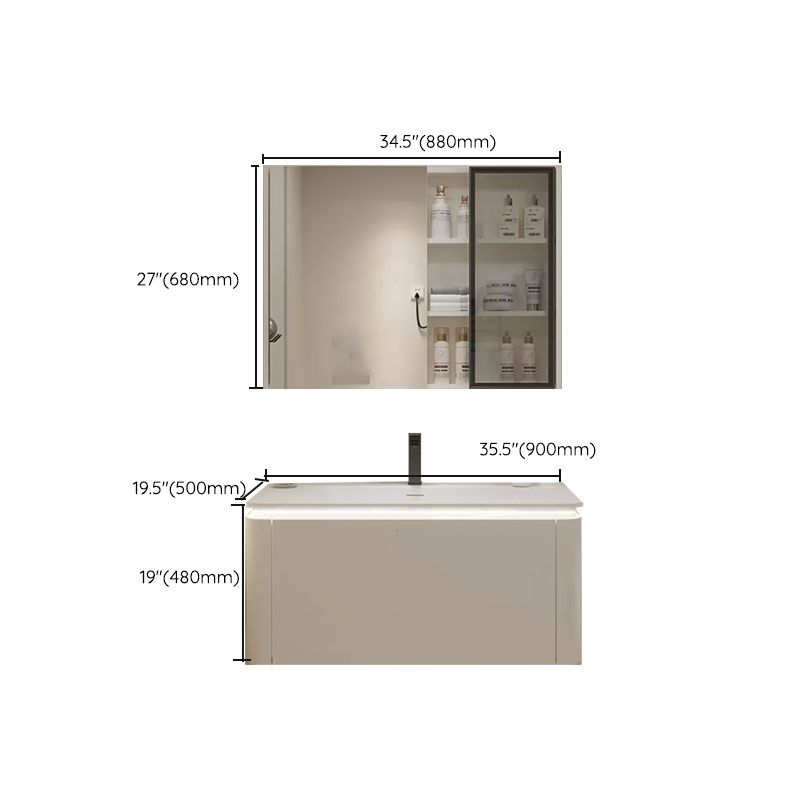 Wall Mounted Standard White Single-Sink Open Console with Sink Set Clearhalo 'Bathroom Remodel & Bathroom Fixtures' 'Bathroom Vanities' 'bathroom_vanities' 'Home Improvement' 'home_improvement' 'home_improvement_bathroom_vanities' 1200x1200_9e9fb6b5-0a30-47be-bad6-b4d33e78ba49