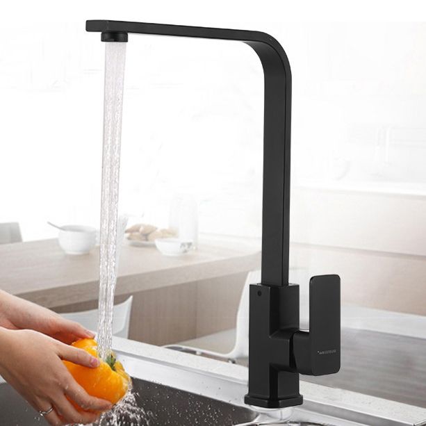 Modern Faucets 1-Handle 1-Hole Single Level Low Profile Copper Bar Faucet Clearhalo 'Home Improvement' 'home_improvement' 'home_improvement_kitchen_faucets' 'Kitchen Faucets' 'Kitchen Remodel & Kitchen Fixtures' 'Kitchen Sinks & Faucet Components' 'kitchen_faucets' 1200x1200_9eaeb6f3-d512-4b22-8ac9-f7a6f6b8de2b