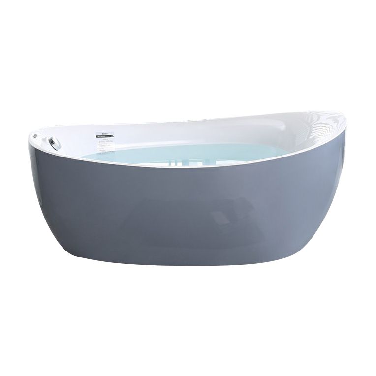 Modern 25.2-inch Tall Acrylic Bathtub Freestanding Soaking Bath (Board not Included) Clearhalo 'Bathroom Remodel & Bathroom Fixtures' 'Bathtubs' 'Home Improvement' 'home_improvement' 'home_improvement_bathtubs' 'Showers & Bathtubs' 1200x1200_9ebea80f-2b71-4780-bb0e-8e65fbc2eca9