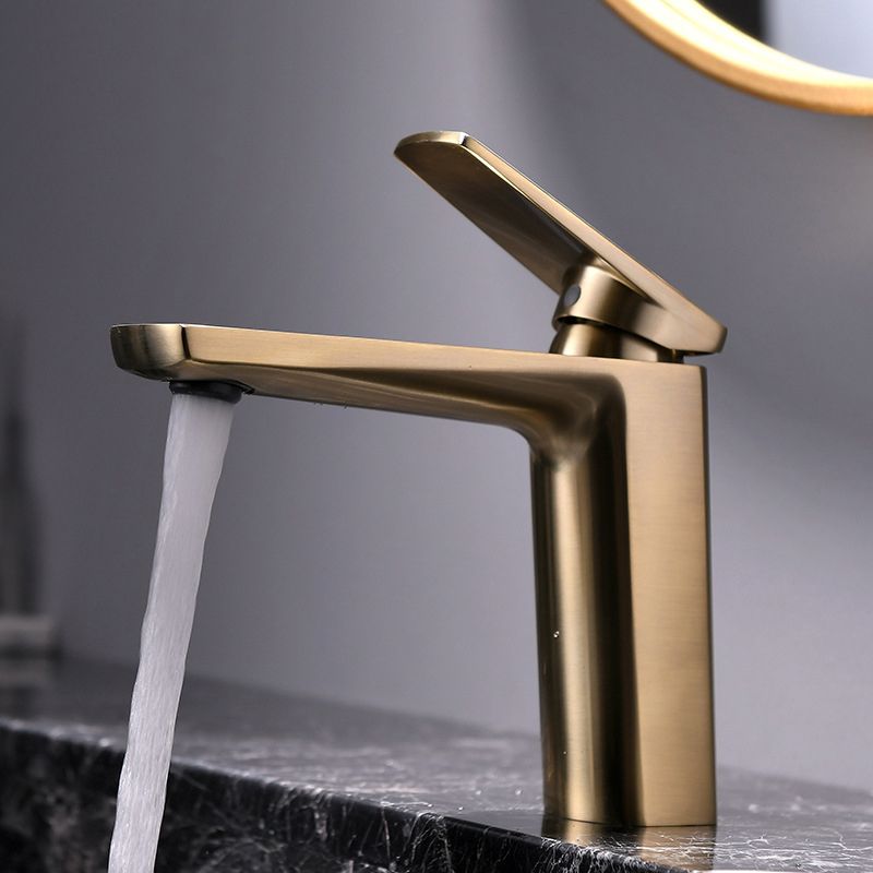 Glam Sink Faucet Brass Lever Handles Vessel Sink Bathroom Faucet Clearhalo 'Bathroom Remodel & Bathroom Fixtures' 'Bathroom Sink Faucets' 'Bathroom Sinks & Faucet Components' 'bathroom_sink_faucets' 'Home Improvement' 'home_improvement' 'home_improvement_bathroom_sink_faucets' 1200x1200_9ed9ab21-4809-495a-ab0e-5eae2dbdfa47