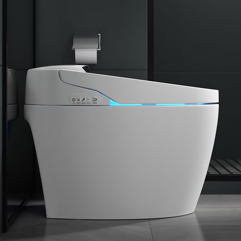 Contemporary Floor Standing Bidet Elongated White Heated Seat Floor Mount Bidet Clearhalo 'Bathroom Remodel & Bathroom Fixtures' 'Bidets' 'Home Improvement' 'home_improvement' 'home_improvement_bidets' 'Toilets & Bidets' 1200x1200_9ee0f458-4f8e-4ceb-9ced-e181feb2ef01