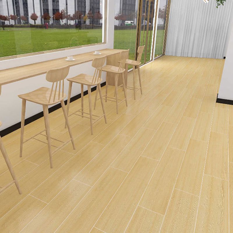 Modern Style Floor Tile Solid Color Straight Edge Wooden Effect Rectangle Floor Tile Clearhalo 'Floor Tiles & Wall Tiles' 'floor_tiles_wall_tiles' 'Flooring 'Home Improvement' 'home_improvement' 'home_improvement_floor_tiles_wall_tiles' Walls and Ceiling' 1200x1200_9f01160d-4dd3-4124-a089-40af52137a27