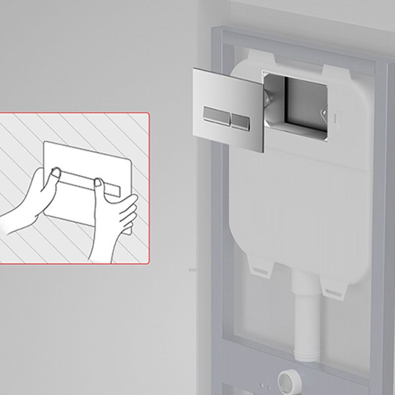 Wall Mount Flush Toilet One-Piece Toilet Contemporary Toilet Bowl Clearhalo 'Bathroom Remodel & Bathroom Fixtures' 'Home Improvement' 'home_improvement' 'home_improvement_toilets' 'Toilets & Bidets' 'Toilets' 1200x1200_9f21aa25-395a-41c1-baa5-9b23f8df73c5