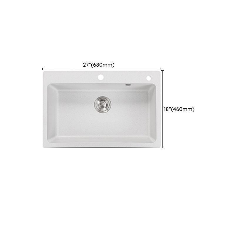 Single Bowl Kitchen Sink Modern Quartz Kitchen Sink with Drain Assembly Clearhalo 'Home Improvement' 'home_improvement' 'home_improvement_kitchen_sinks' 'Kitchen Remodel & Kitchen Fixtures' 'Kitchen Sinks & Faucet Components' 'Kitchen Sinks' 'kitchen_sinks' 1200x1200_9f2934bd-3648-4b76-b300-210559f6ba66