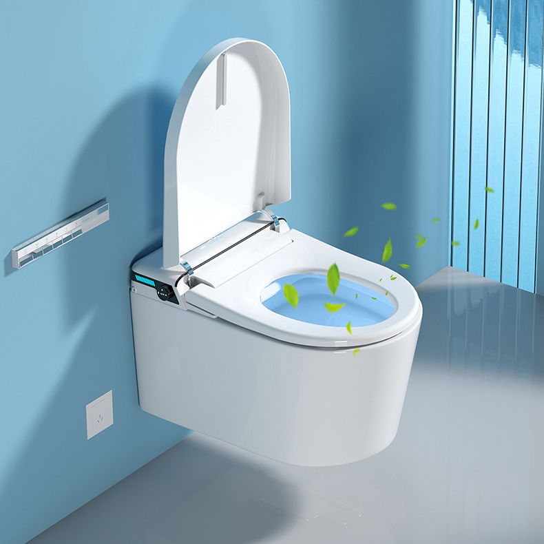 Modern One Piece Toilet Wall Mount Toilet Bowl with Seat for Washroom Clearhalo 'Bathroom Remodel & Bathroom Fixtures' 'Home Improvement' 'home_improvement' 'home_improvement_toilets' 'Toilets & Bidets' 'Toilets' 1200x1200_9f4e9fd6-360b-4cf0-bc9c-67baa94f8f52