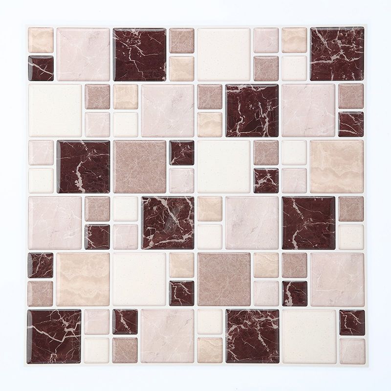 Pattern Matte Color Stone Peel and Paste Mosaic Tile Peel and Paste Tile Set of 2 Clearhalo 'Flooring 'Home Improvement' 'home_improvement' 'home_improvement_peel_stick_blacksplash' 'Peel & Stick Backsplash Tile' 'peel_stick_blacksplash' 'Walls & Ceilings' Walls and Ceiling' 1200x1200_9f7e084e-829e-436e-bff1-51081c0051d2