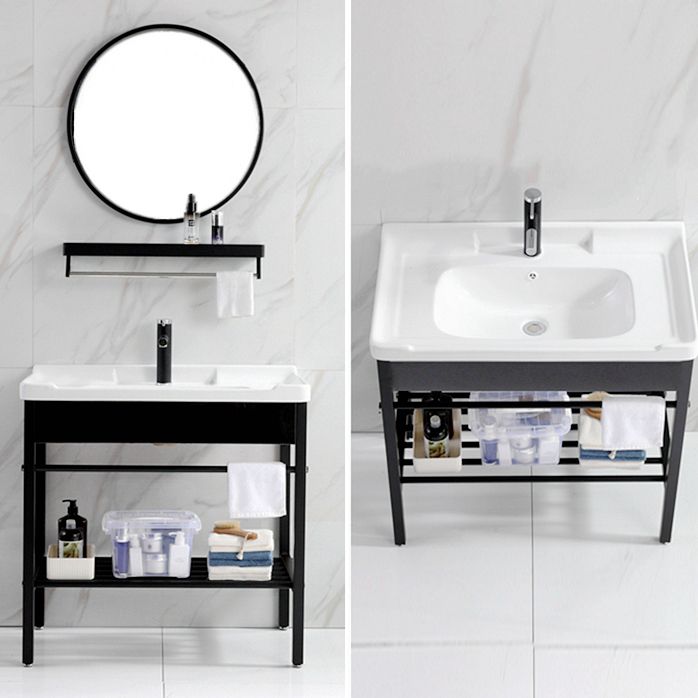 Freestanding Bathroom Vanity Modern Faucet Included Bathroom Sink Vanity Clearhalo 'Bathroom Remodel & Bathroom Fixtures' 'Bathroom Vanities' 'bathroom_vanities' 'Home Improvement' 'home_improvement' 'home_improvement_bathroom_vanities' 1200x1200_9fabc5a3-2484-462d-bbe1-1130ce4ce836