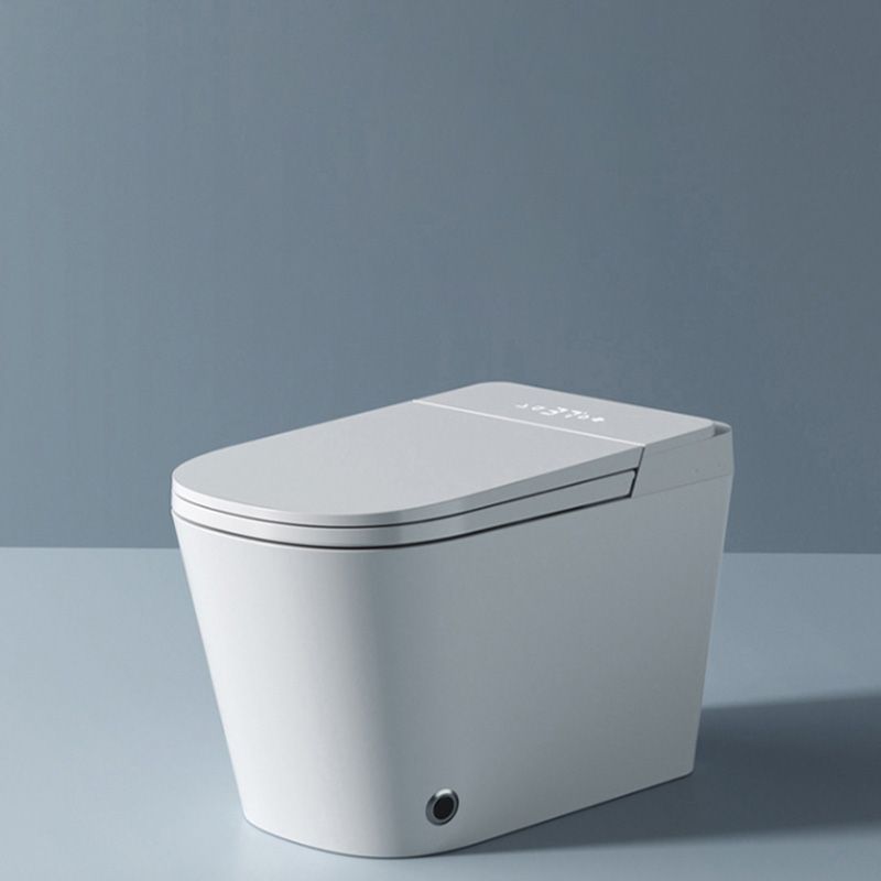 Foot Sensor Ceramic with Heated Seat Contemporary White Floor Mount Bidet Clearhalo 'Bathroom Remodel & Bathroom Fixtures' 'Bidets' 'Home Improvement' 'home_improvement' 'home_improvement_bidets' 'Toilets & Bidets' 1200x1200_9fd7a5ec-a1ac-4db8-9856-a217ec80b85d
