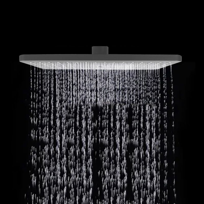 Rectangle Grey Shower Head Combo Standard Spray Pattern Showerhead Clearhalo 'Bathroom Remodel & Bathroom Fixtures' 'Home Improvement' 'home_improvement' 'home_improvement_shower_heads' 'Shower Heads' 'shower_heads' 'Showers & Bathtubs Plumbing' 'Showers & Bathtubs' 1200x1200_9ff33491-d106-4627-abbe-88cb7a22e11e