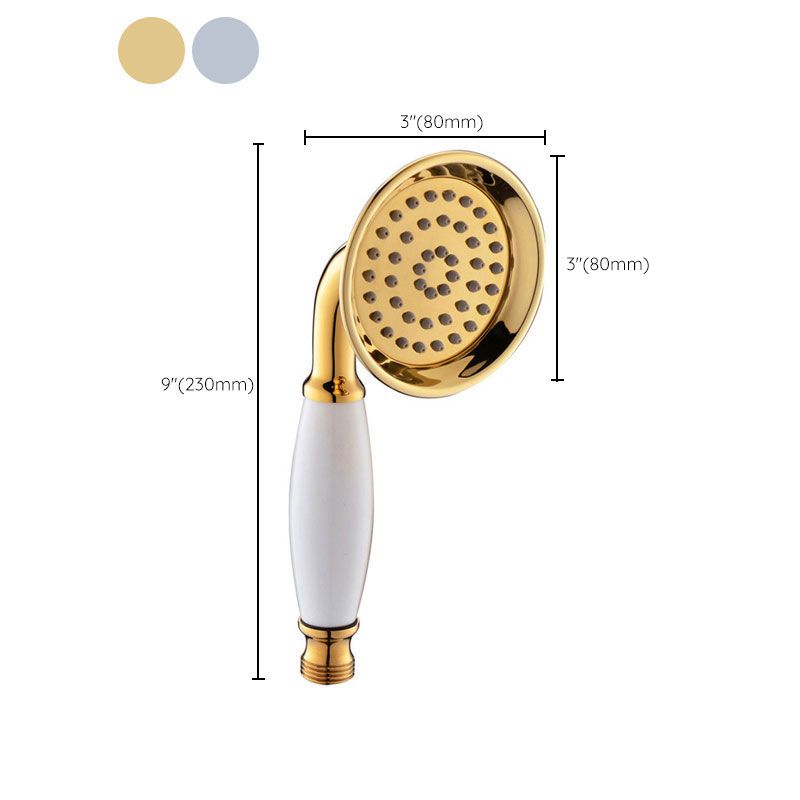 All-Copper Single-Function Handheld Shower Head European-Style Antique Rain Shower Head Clearhalo 'Bathroom Remodel & Bathroom Fixtures' 'Home Improvement' 'home_improvement' 'home_improvement_shower_heads' 'Shower Heads' 'shower_heads' 'Showers & Bathtubs Plumbing' 'Showers & Bathtubs' 1200x1200_9ff38fa8-1058-4c37-aa0c-72015e40ca2e