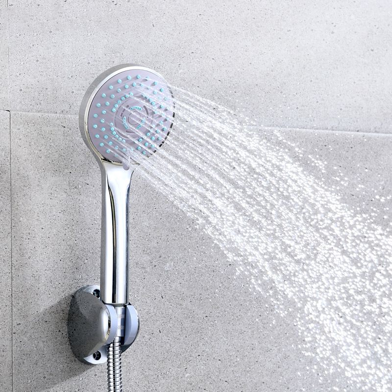 Metal Chrome Hand Shower Modern Rain Fall Handheld Shower Head Clearhalo 'Bathroom Remodel & Bathroom Fixtures' 'Home Improvement' 'home_improvement' 'home_improvement_shower_heads' 'Shower Heads' 'shower_heads' 'Showers & Bathtubs Plumbing' 'Showers & Bathtubs' 1200x1200_a0285f2a-f78b-4212-aa15-357bc4876adb