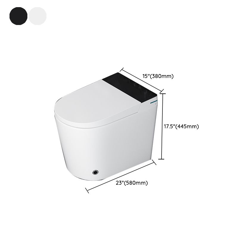 Elongated Smart Toilet White Floor Standing Bidet with Heated Seat and Tank Clearhalo 'Bathroom Remodel & Bathroom Fixtures' 'Bidets' 'Home Improvement' 'home_improvement' 'home_improvement_bidets' 'Toilets & Bidets' 1200x1200_a033bd50-ad8a-4de0-8c2a-a2df3f499cd9