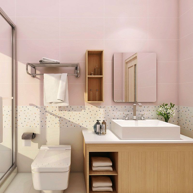 Rectangular Ceramic Matte Floor and Wall Tile No Pattern Bathroom Floor Clearhalo 'Floor Tiles & Wall Tiles' 'floor_tiles_wall_tiles' 'Flooring 'Home Improvement' 'home_improvement' 'home_improvement_floor_tiles_wall_tiles' Walls and Ceiling' 1200x1200_a036ee22-4278-4433-b1f7-f166f11a1b5c