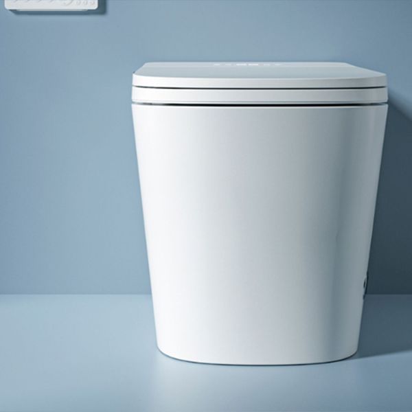 White Elongated Floor Mount Bidet with Warm Air Dryer Antimicrobial Clearhalo 'Bathroom Remodel & Bathroom Fixtures' 'Bidets' 'Home Improvement' 'home_improvement' 'home_improvement_bidets' 'Toilets & Bidets' 1200x1200_a075c958-6bdf-4405-b385-72db5565ec23