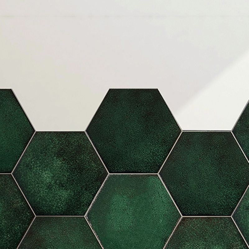 Porcelain Singular Tile Hexagon Shape Floor and Wall Tile with No Pattern Clearhalo 'Floor Tiles & Wall Tiles' 'floor_tiles_wall_tiles' 'Flooring 'Home Improvement' 'home_improvement' 'home_improvement_floor_tiles_wall_tiles' Walls and Ceiling' 1200x1200_a0763f8f-a74b-4715-894b-f8755e9f73c0