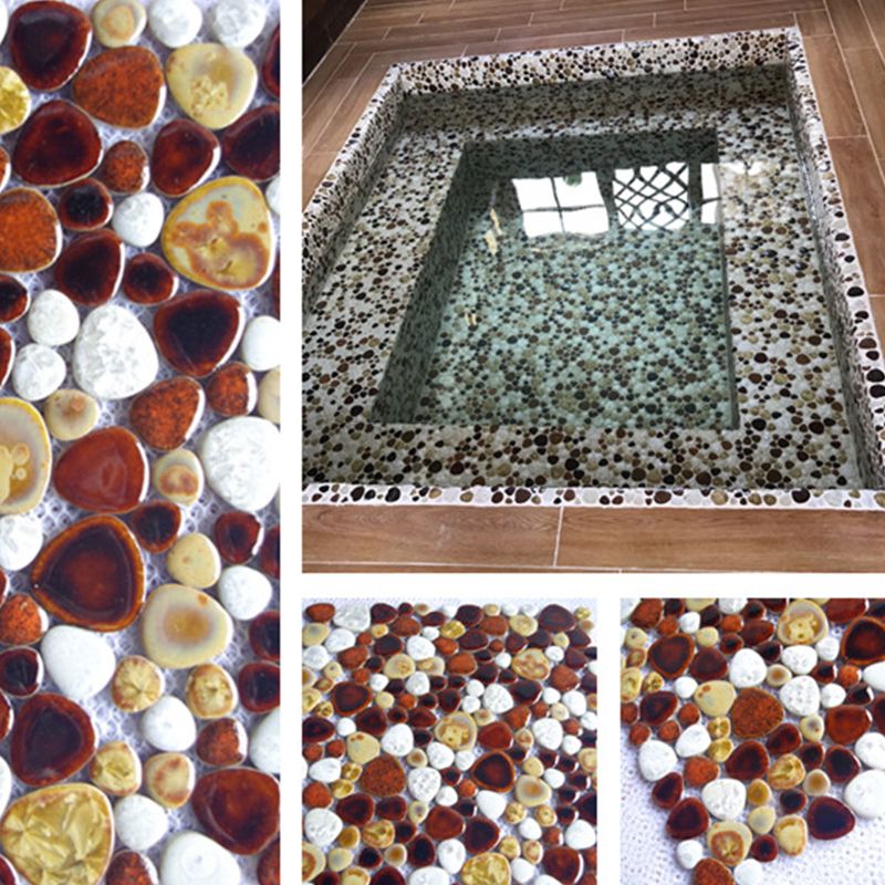 Square Flowerbed Tile Straight Edge Pebbles Design Singular Flowerbed Tile Clearhalo 'Floor Tiles & Wall Tiles' 'floor_tiles_wall_tiles' 'Flooring 'Home Improvement' 'home_improvement' 'home_improvement_floor_tiles_wall_tiles' Walls and Ceiling' 1200x1200_a1176418-f531-4338-a861-1bf2af2deca9