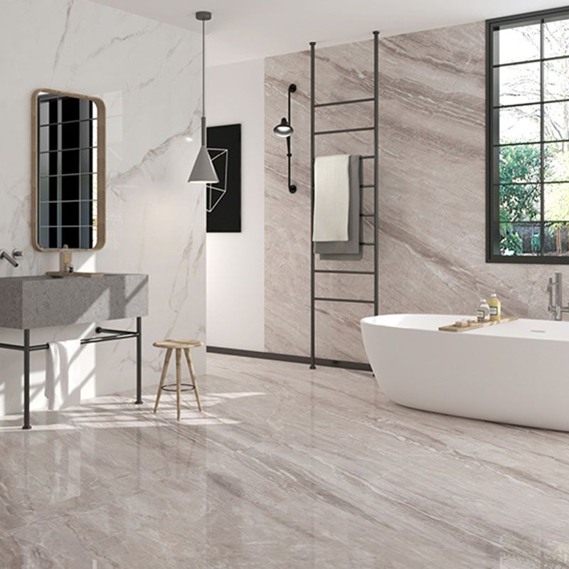 Rectangle Matte Floor and Wall Marble Singular Tile for Living Room Clearhalo 'Floor Tiles & Wall Tiles' 'floor_tiles_wall_tiles' 'Flooring 'Home Improvement' 'home_improvement' 'home_improvement_floor_tiles_wall_tiles' Walls and Ceiling' 1200x1200_a168b4bd-28d2-4225-96d3-82144c86e974