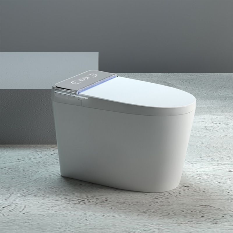 White Foot Sensor Contemporary Temperature Control Ceramic Smart Bidet Clearhalo 'Bathroom Remodel & Bathroom Fixtures' 'Bidets' 'Home Improvement' 'home_improvement' 'home_improvement_bidets' 'Toilets & Bidets' 1200x1200_a1873820-205f-4742-b8f2-ff44476833c3