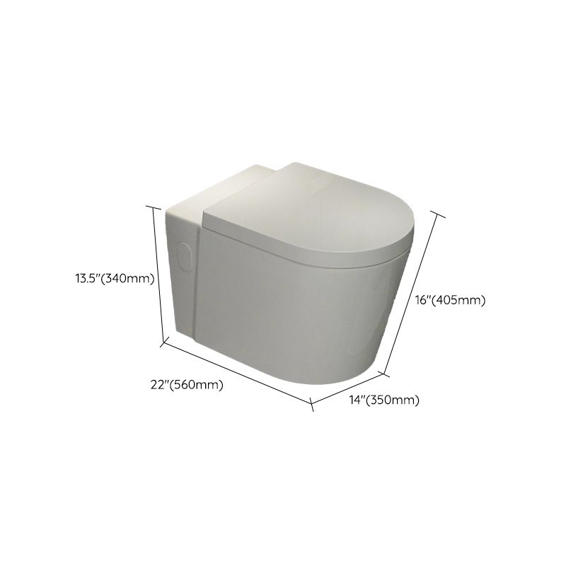 Wall Mount Porcelain Flush Toilet One-Piece Toilet Modern Toilet Bowl Clearhalo 'Bathroom Remodel & Bathroom Fixtures' 'Home Improvement' 'home_improvement' 'home_improvement_toilets' 'Toilets & Bidets' 'Toilets' 1200x1200_a1cbed99-ffab-4ead-a104-3c575984a00e