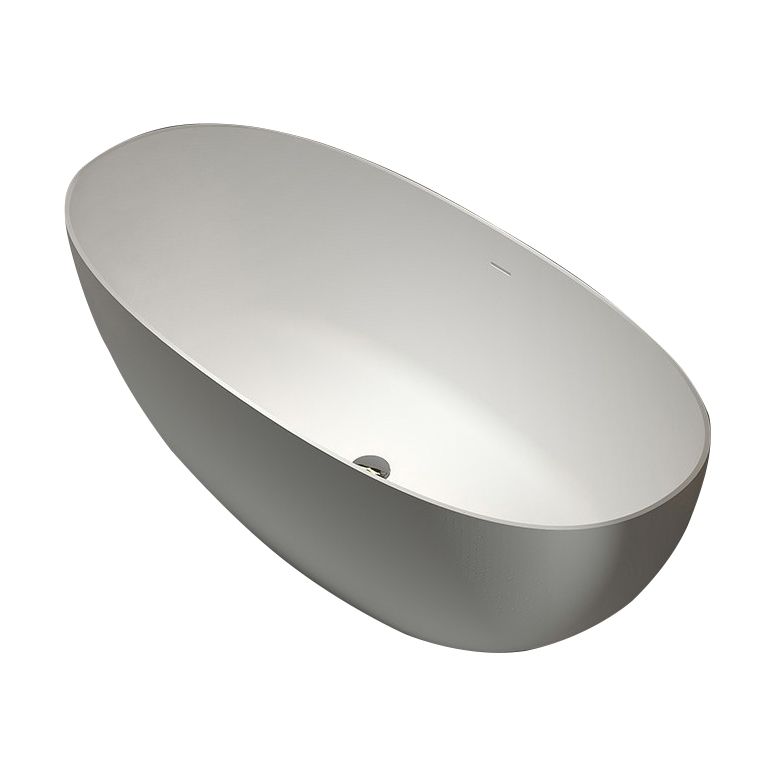 Stone Soaking Bathtub Antique Finish Freestanding Modern Bath Tub Clearhalo 'Bathroom Remodel & Bathroom Fixtures' 'Bathtubs' 'Home Improvement' 'home_improvement' 'home_improvement_bathtubs' 'Showers & Bathtubs' 1200x1200_a1db3388-f785-4da3-b6fc-f8f7751d346a