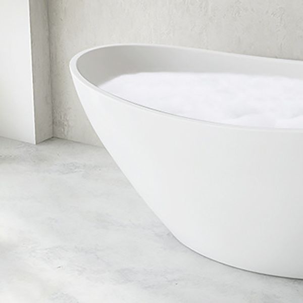 Oval Flat Bottom Soaking Bathtub Antique Finish Modern Bathtub (Board not Included) Clearhalo 'Bathroom Remodel & Bathroom Fixtures' 'Bathtubs' 'Home Improvement' 'home_improvement' 'home_improvement_bathtubs' 'Showers & Bathtubs' 1200x1200_a1f8e8ad-9474-4242-91bc-e39e8b79d939