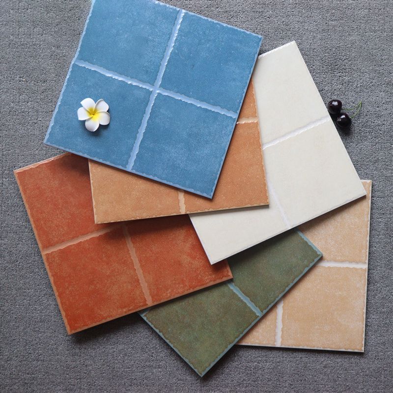 Floor Tiles Square Ceramic Matte Vintage Scratch Resistant Floor Tiles Clearhalo 'Floor Tiles & Wall Tiles' 'floor_tiles_wall_tiles' 'Flooring 'Home Improvement' 'home_improvement' 'home_improvement_floor_tiles_wall_tiles' Walls and Ceiling' 1200x1200_a20fbaa9-23c2-4ae9-b54e-7b4060cd8d48