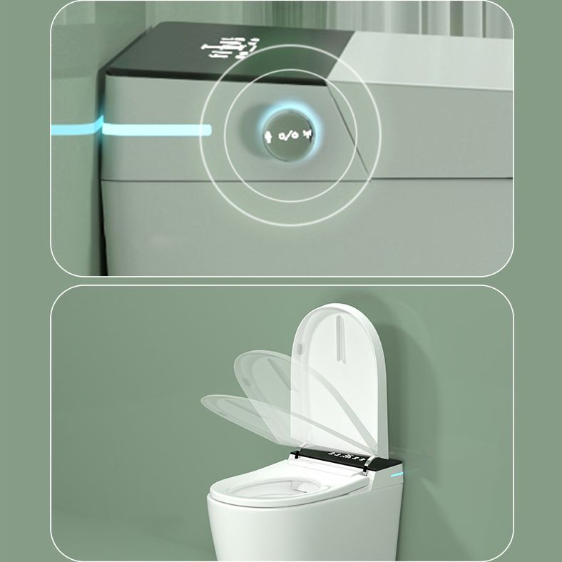 Modern Flush Toilet Heated Seat One-Piece Toilet with Slow Close Seat Clearhalo 'Bathroom Remodel & Bathroom Fixtures' 'Home Improvement' 'home_improvement' 'home_improvement_toilets' 'Toilets & Bidets' 'Toilets' 1200x1200_a222d370-7b89-4d77-8a22-33718234e6d9