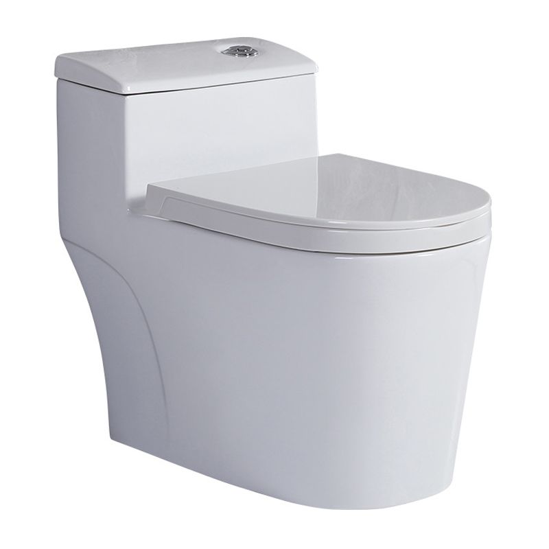 Modern Siphon Jet Toilet Floor Mount Flush Toilet with Toilet Seat Clearhalo 'Bathroom Remodel & Bathroom Fixtures' 'Home Improvement' 'home_improvement' 'home_improvement_toilets' 'Toilets & Bidets' 'Toilets' 1200x1200_a2340bd3-df5c-4247-b2c4-cc8f6b9aa9ab