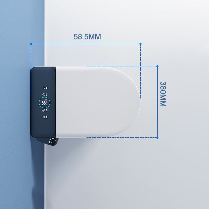 Modern Heated Seat Toilet Bowl Floor Mount ABS Toilet with Toilet Seat Clearhalo 'Bathroom Remodel & Bathroom Fixtures' 'Home Improvement' 'home_improvement' 'home_improvement_toilets' 'Toilets & Bidets' 'Toilets' 1200x1200_a252b5f1-5bea-44a3-b64b-5f52136c323a