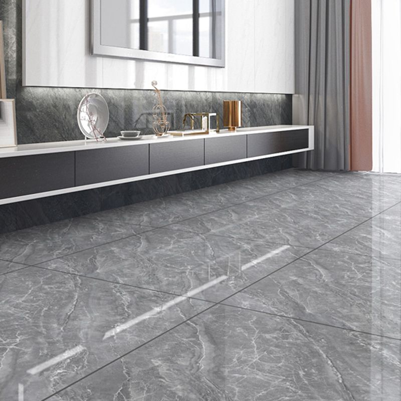 Square Ceramic Polished Straight Edge Singular Tile Marble Look Bathroom Floor Clearhalo 'Floor Tiles & Wall Tiles' 'floor_tiles_wall_tiles' 'Flooring 'Home Improvement' 'home_improvement' 'home_improvement_floor_tiles_wall_tiles' Walls and Ceiling' 1200x1200_a2e858d6-04ee-48c4-9568-f8b534a175c1