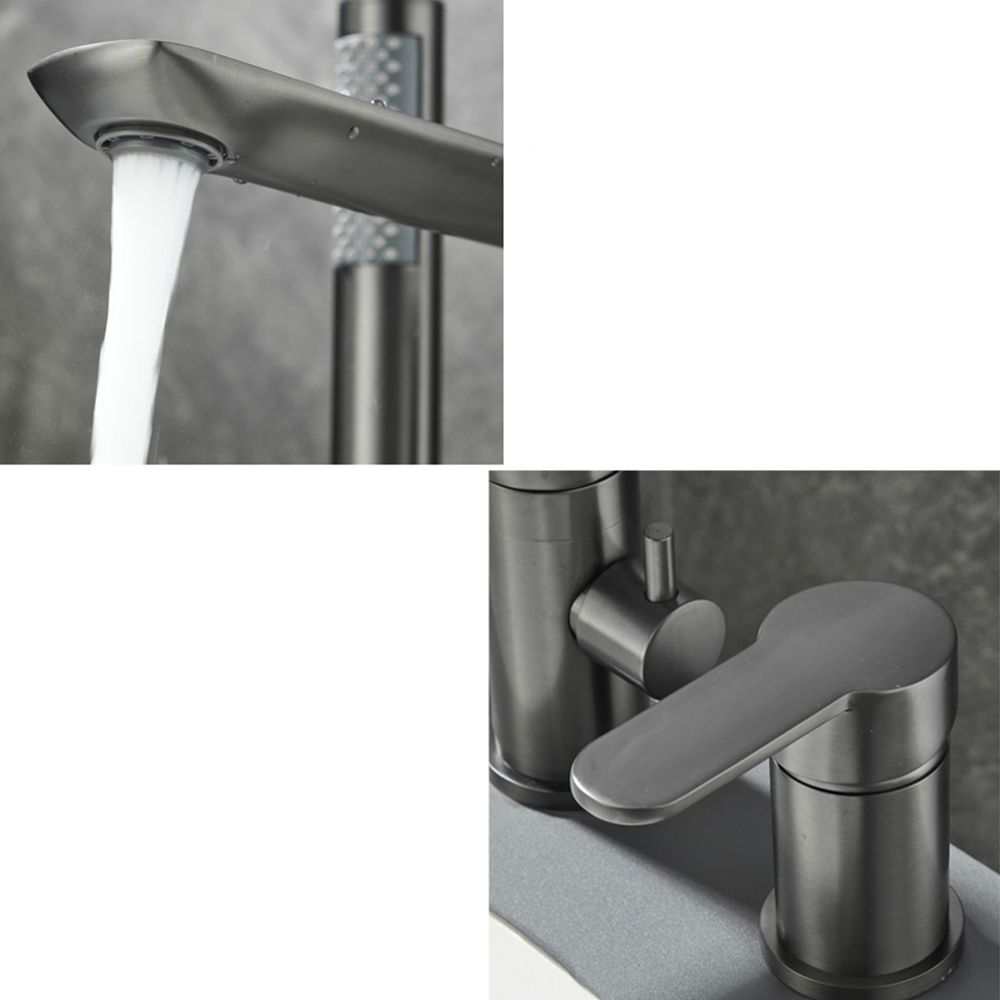 Modern Bathroom Faucet Two Handle Temperature Control Bathtub Faucet Clearhalo 'Bathroom Remodel & Bathroom Fixtures' 'Bathtub Faucets' 'bathtub_faucets' 'Home Improvement' 'home_improvement' 'home_improvement_bathtub_faucets' 1200x1200_a330bd02-627f-4d46-a0ba-9fc994d4f3e7