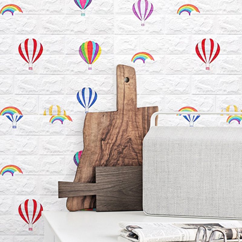 Cartoon 3D Embossed Wall Panel Waterproof Foam Indoor Wall Tile for Children Room Clearhalo 'Flooring 'Home Improvement' 'home_improvement' 'home_improvement_wall_paneling' 'Wall Paneling' 'wall_paneling' 'Walls & Ceilings' Walls and Ceiling' 1200x1200_a34925b1-1028-41fa-acd2-56ddf1d2a73b