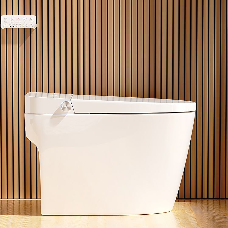 Contemporary Floor Mount Bidet White Ceramic with Bidet And Seat Horizontal Clearhalo 'Bathroom Remodel & Bathroom Fixtures' 'Bidets' 'Home Improvement' 'home_improvement' 'home_improvement_bidets' 'Toilets & Bidets' 1200x1200_a366b2fb-c8d1-4ea3-bfc7-a9ab8f4700ae