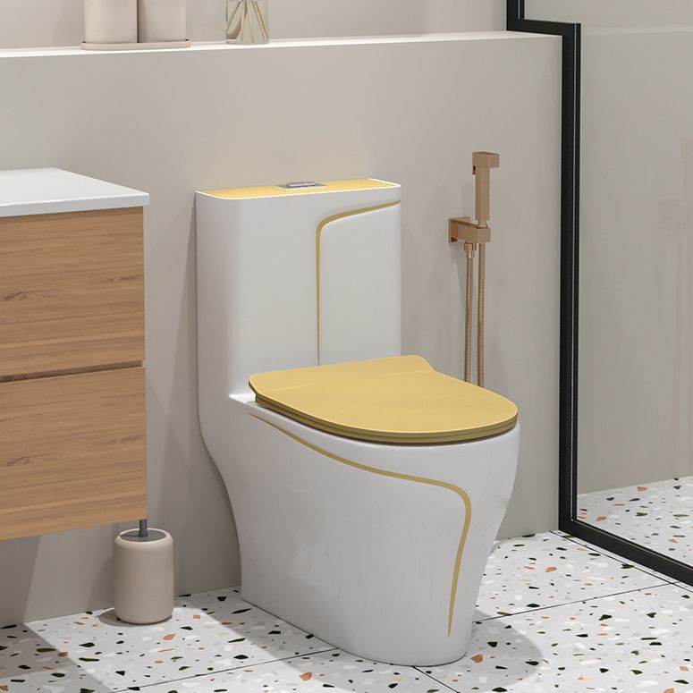 Traditional Skirted Toilet Floor Mount One-Piece Flush Toilet with Slow Close Seat Clearhalo 'Bathroom Remodel & Bathroom Fixtures' 'Home Improvement' 'home_improvement' 'home_improvement_toilets' 'Toilets & Bidets' 'Toilets' 1200x1200_a3852297-b1fb-49a6-a20e-8ab718f096db