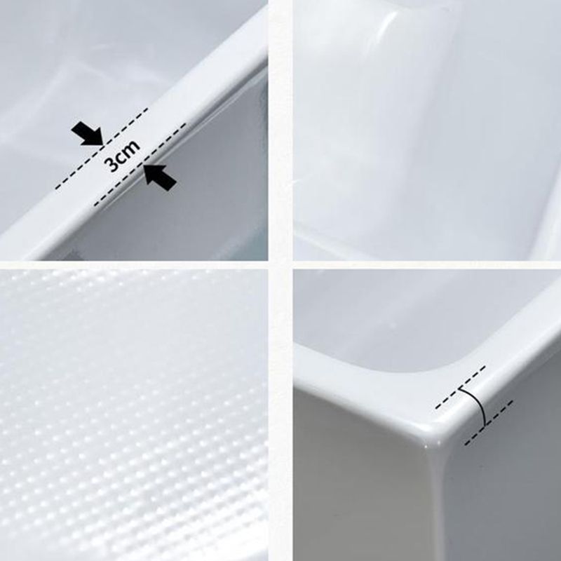 Soaking Acrylic Bathtub Antique Finish Back to Wall Bath Tub Clearhalo 'Bathroom Remodel & Bathroom Fixtures' 'Bathtubs' 'Home Improvement' 'home_improvement' 'home_improvement_bathtubs' 'Showers & Bathtubs' 1200x1200_a3d668f4-ef28-468f-967f-20dbef8d92fe