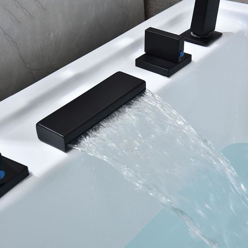 Back to Wall Antique Finish Bath Soaking Rectangular Modern Tub Clearhalo 'Bathroom Remodel & Bathroom Fixtures' 'Bathtubs' 'Home Improvement' 'home_improvement' 'home_improvement_bathtubs' 'Showers & Bathtubs' 1200x1200_a403d398-9b0e-4445-a1b7-ea1858096ac4