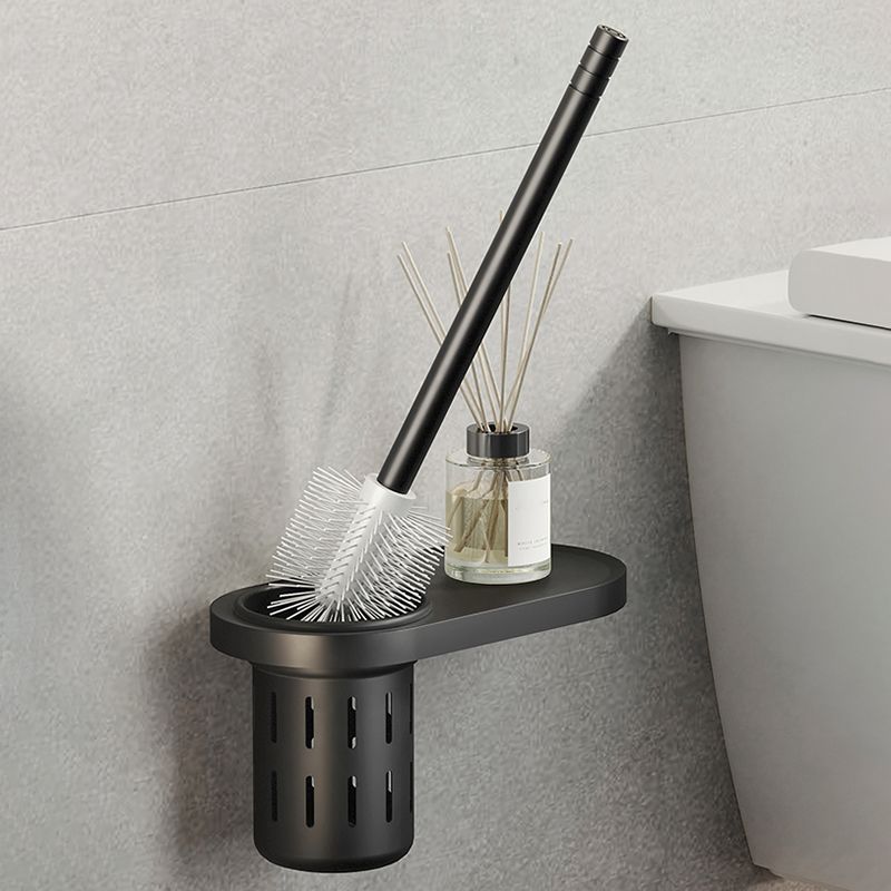 Modern Matte Black Bathroom Accessory Set Towel Bar/Paper Holder/Robe Hook Included Clearhalo 'Bathroom Hardware Sets' 'Bathroom Hardware' 'Bathroom Remodel & Bathroom Fixtures' 'bathroom_hardware_sets' 'Home Improvement' 'home_improvement' 'home_improvement_bathroom_hardware_sets' 1200x1200_a4144526-7532-438a-b30a-f33ccb659fc9