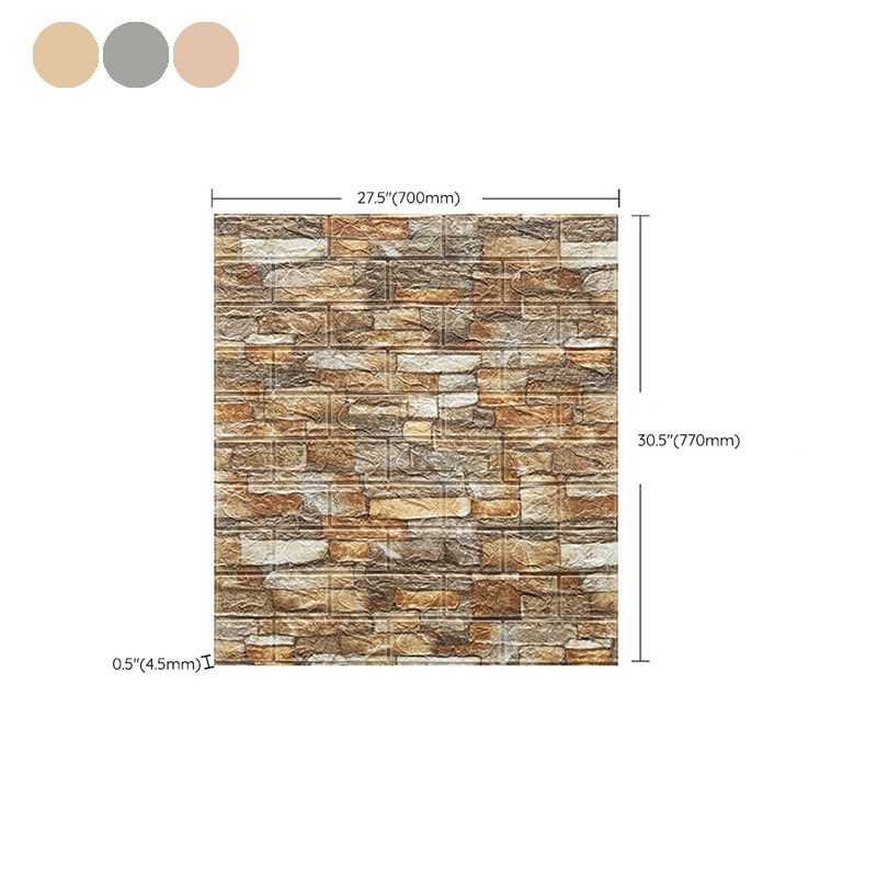 Farmhouse Wall Plank 3D Brick Bathroom Living Room Wall Panels Set of 2 Clearhalo 'Flooring 'Home Improvement' 'home_improvement' 'home_improvement_wall_paneling' 'Wall Paneling' 'wall_paneling' 'Walls & Ceilings' Walls and Ceiling' 1200x1200_a43e0452-0d41-439f-9671-8d7c5563bd68