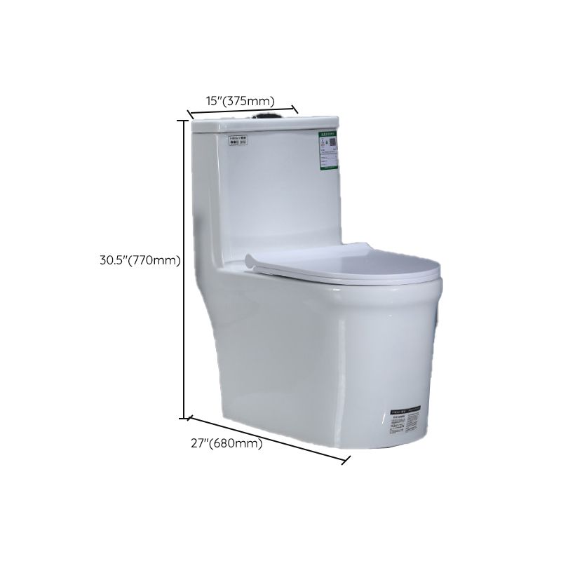 Modern Floor Mount Flush Toilet 1-Piece Urine Toilet with Seat for Washroom Clearhalo 'Bathroom Remodel & Bathroom Fixtures' 'Home Improvement' 'home_improvement' 'home_improvement_toilets' 'Toilets & Bidets' 'Toilets' 1200x1200_a46d3395-b853-47c6-88a8-613e3578f697