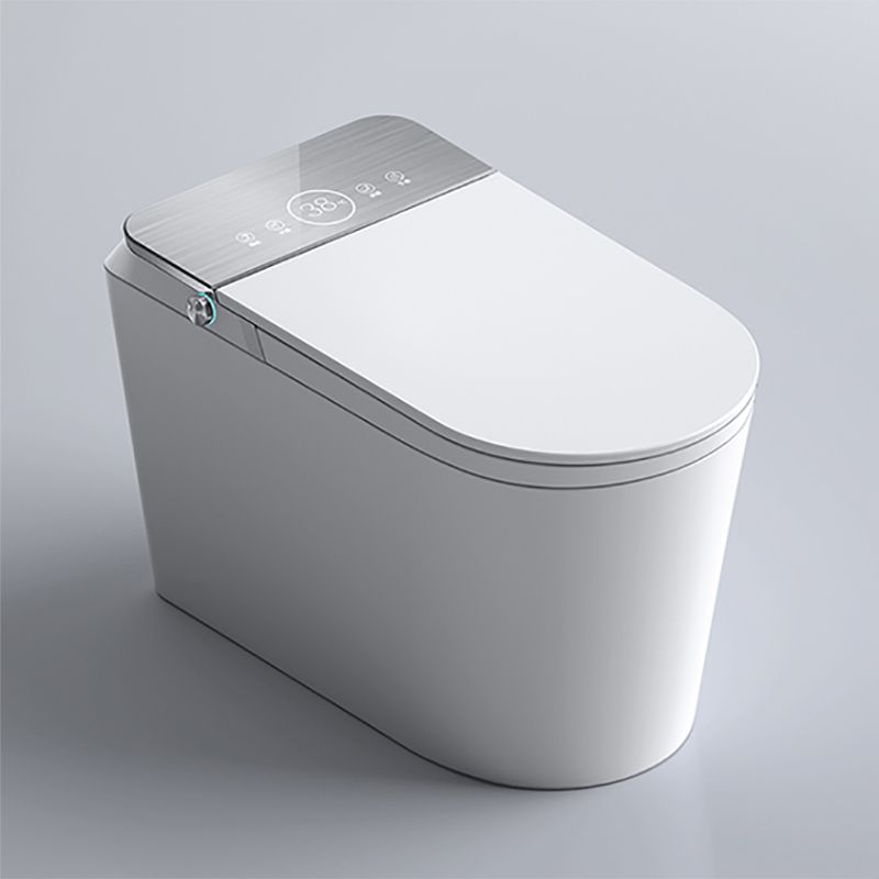 Contemporary Floor Mount Bidet Elongated Foot Sensor Ceramic Heated Seat Clearhalo 'Bathroom Remodel & Bathroom Fixtures' 'Bidets' 'Home Improvement' 'home_improvement' 'home_improvement_bidets' 'Toilets & Bidets' 1200x1200_a4828902-4cca-4558-8923-19ad0896b265