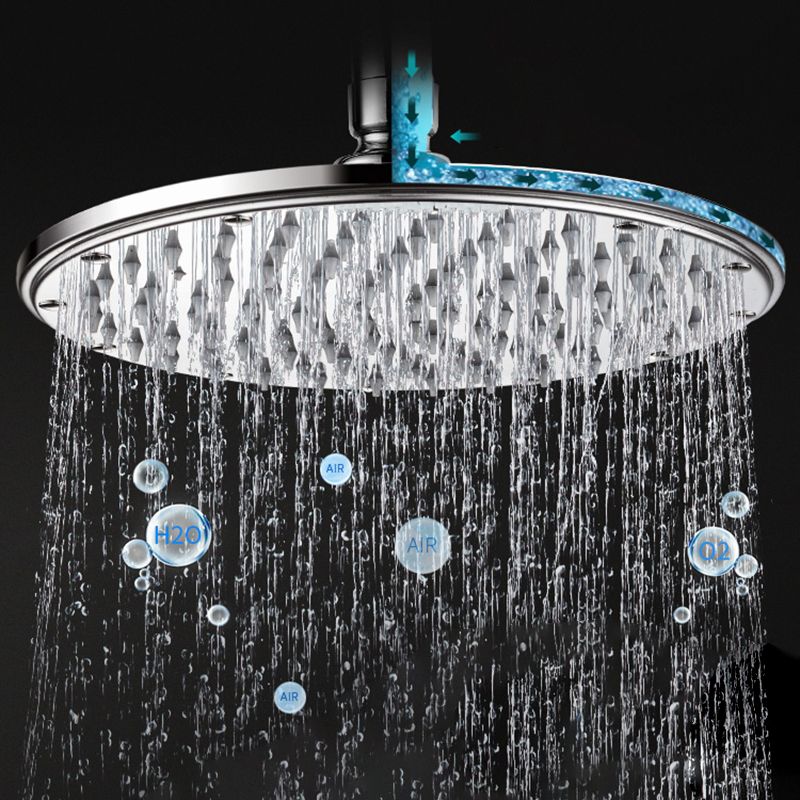 Contemporary Shower Head Combo Dual Shower Head Stainless Steel Wall-Mount Shower Head Clearhalo 'Bathroom Remodel & Bathroom Fixtures' 'Home Improvement' 'home_improvement' 'home_improvement_shower_heads' 'Shower Heads' 'shower_heads' 'Showers & Bathtubs Plumbing' 'Showers & Bathtubs' 1200x1200_a4959cf3-da57-4961-a749-74c8eff282d7