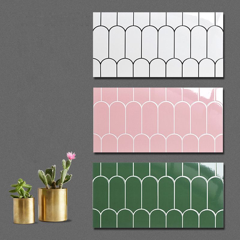 Modern Style Waterproof Wall Tile Geometric Print Straight Edge Rectangle Wall Tile Clearhalo 'Floor Tiles & Wall Tiles' 'floor_tiles_wall_tiles' 'Flooring 'Home Improvement' 'home_improvement' 'home_improvement_floor_tiles_wall_tiles' Walls and Ceiling' 1200x1200_a4a083d2-0b47-4cc7-b0a1-e9b69e528282