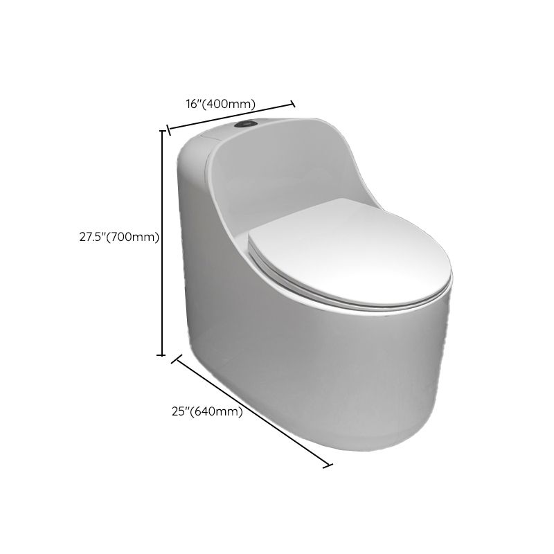 Contemporary Flush Toilet Floor Mounted Siphon Jet Porcelain Urine Toilet Clearhalo 'Bathroom Remodel & Bathroom Fixtures' 'Home Improvement' 'home_improvement' 'home_improvement_toilets' 'Toilets & Bidets' 'Toilets' 1200x1200_a56cade6-3640-4c60-9a84-966aab11cd40