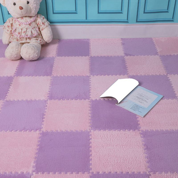 Modern Carpet Tiles Interlocking Square Color Block Carpet Tiles